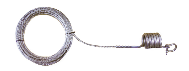 Kit línea de vida horizontal para seguridad en trabajos en altura.